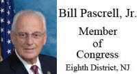 Bill Pascrell, Jr., Member of Congress, Eighth District, NJ
